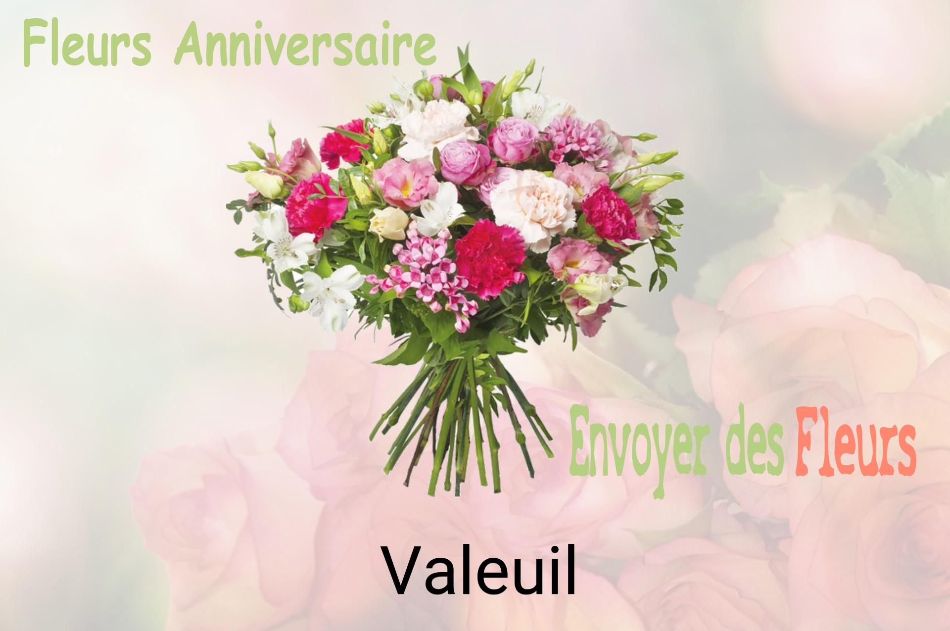Bouquet de fleurs d’anniversaire livré à Valeuil