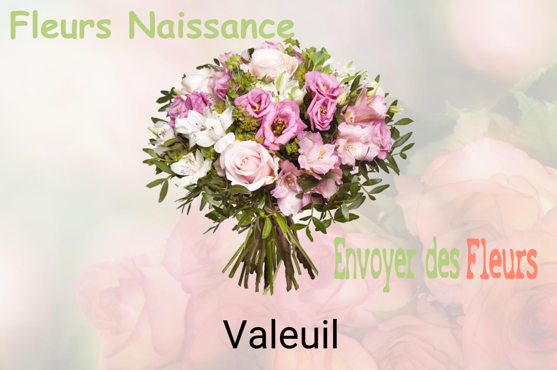 Bouquet de fleurs de naissance livré à Valeuil